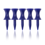 Ecaddie Blue Plastic Castle Tees 39mm (100 Pack)