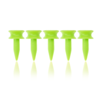 Ecaddie Green Plastic Castle Tees 25mm (100 Pack)