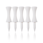 Ecaddie White Plastic Castle Tees 51mm (100 Pack)