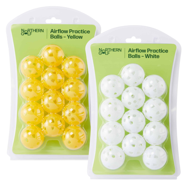 Northern Golf Plastic Practice Golf Balls - 12 Pack