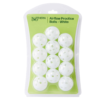 White Plastic Practice Golf Balls - 12 Pack