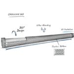 Lamkin Crossline 360 Grey Golf Grips – Midsize – Grey