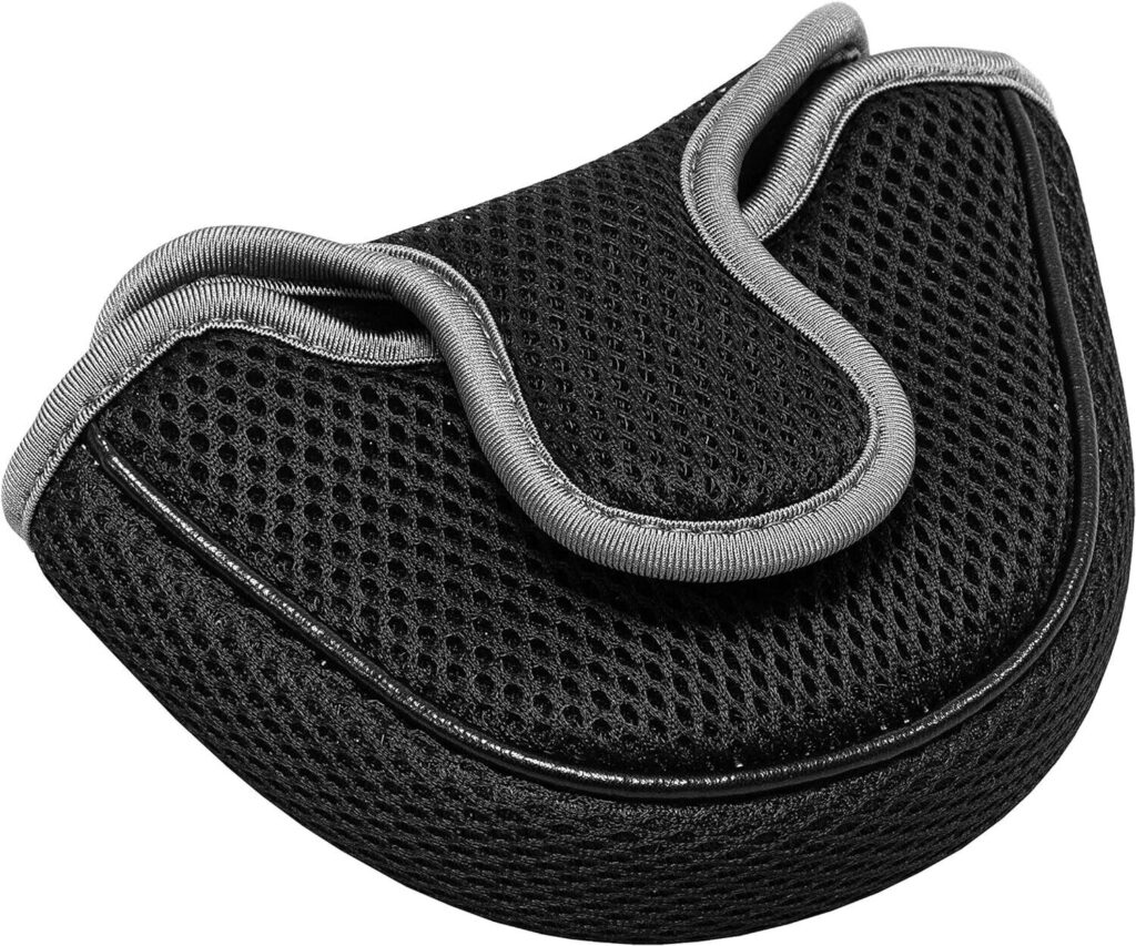 Longridge Black Pro Putter Mallet Headcover / Golf Club Headcover