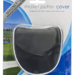 Longridge Magnetix Black Putter Mallet Headcover / Golf Club Headcover