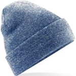 Original Golf Cuffed Beanie Cap / Sports Beanie – Grey, Blue & Oatmeal
