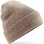 Original Golf Cuffed Beanie Cap / Sports Beanie – Grey, Blue & Oatmeal