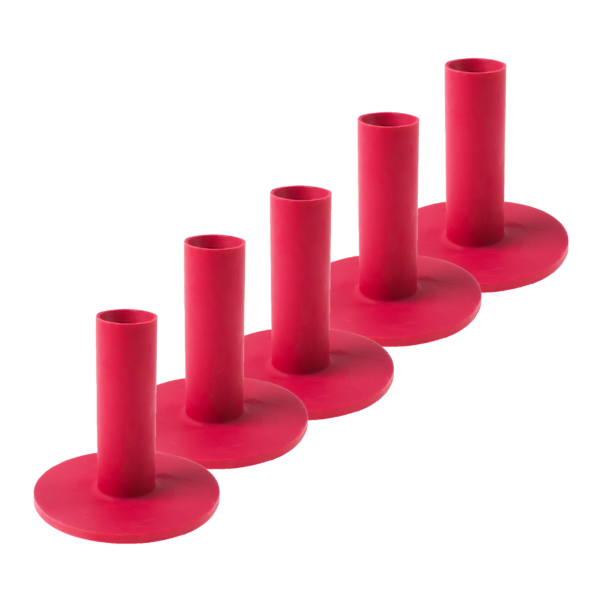53mm pink Tees - 5 Pack
