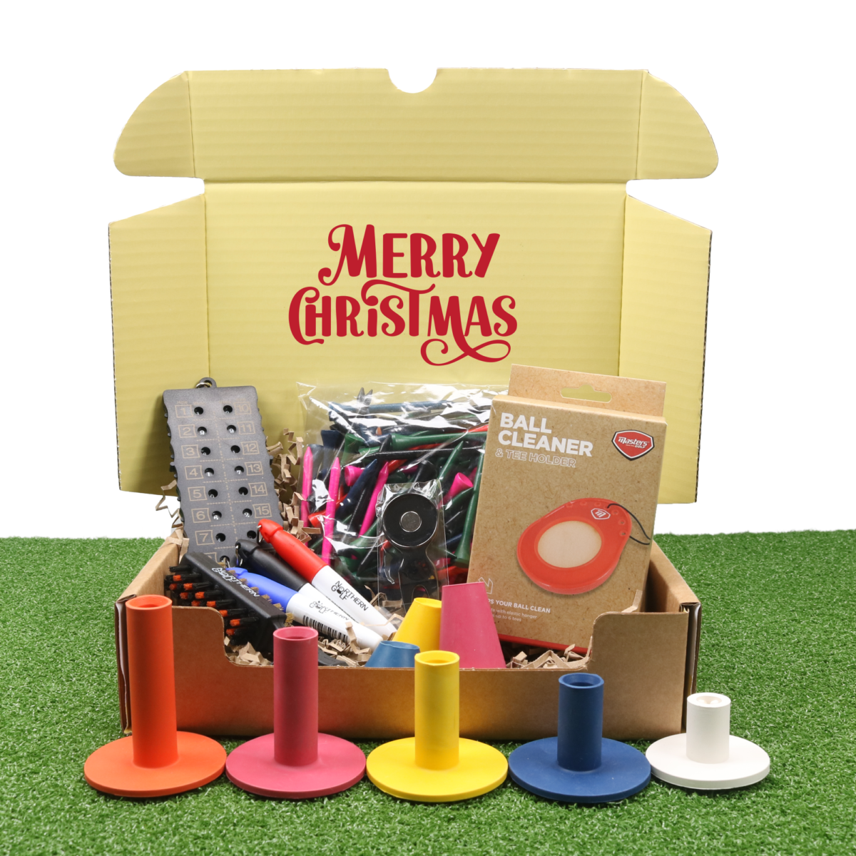 Ecaddie Golf Gift Box - Ideal Christmas Present For Any Golfer - Holiday Golfer Gift - High Quality Essential Golf Accessories