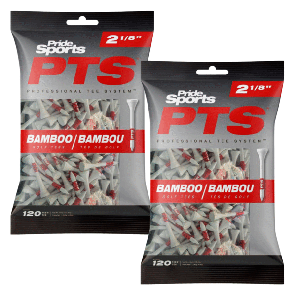 Pride PTS Bamboo Tees - Shortee 2.125" - Twinpack (2 x 120 Pack)