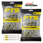 Pride PTS Bamboo Tees – Pro Length 2.75″ – Twinpack (2 x 100 Pack)