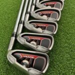 TaylorMade Burner Plus Irons / 5-PW / +0.75″ Longer S-Flex RE-AX 85 Steel Shafts