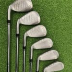 TaylorMade Burner Plus Irons / 5-PW / +0.75″ Longer S-Flex RE-AX 85 Steel Shafts
