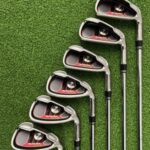 TaylorMade Burner Plus Irons / 5-PW / +0.75″ Longer S-Flex RE-AX 85 Steel Shafts