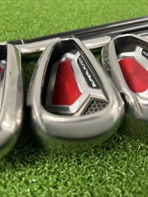TaylorMade Burner SuperLaunch Irons / 5-PW / S-Flex Superfast Graphite Shafts