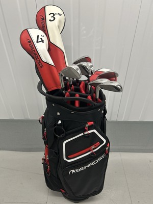 Benross HTX Golf Set / 3FW, 4H, 5-PW+SW & Putter / R-Flex Steel Shafts