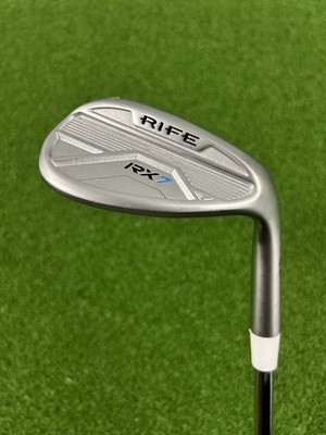 Rife RX7 Lob Wedge / 60 Degree / 0.5" Longer Regular Flex Apollo Steel Shaft