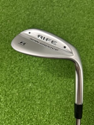 Rife Spin Groove Lob Wedge / 60 Degree / KBS Tour Lite Steel Shaft