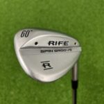 Rife Spin Groove Lob Wedge / 60 Degree / KBS Tour Lite Steel Shaft