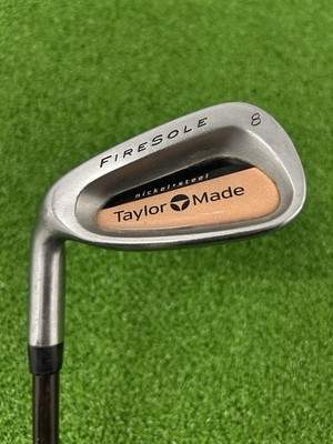 LEFT-HANDED TaylorMade Firesole #8 Iron / R-Flex TM R-80 Bubble Graphite Shaft