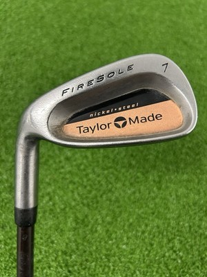 LEFT-HANDED TaylorMade Firesole #7 Iron / R-Flex TM R-80 Bubble Graphite Shaft