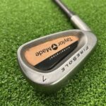 LEFT-HANDED TaylorMade Firesole #7 Iron / R-Flex TM R-80 Bubble Graphite Shaft