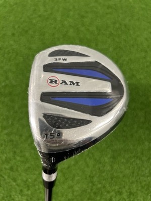 LEFT-HANDED Ram EZ3 #3 Fairway Wood / 15 Degree / Regular Flex Ram Steel Shaft