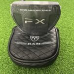 LEFT-HANDED Ram FX-02 CNC Milled Putter / 33.5 Inch / Blacked Out Graphite Shaft