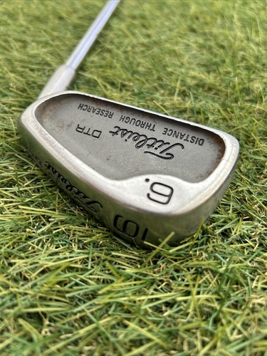 Titleist DTR 6 Iron / 2 Inch Shortened True Temper Steel Shaft / Undersize Grip