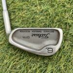 Titleist DTR 6 Iron / 2 Inch Shortened True Temper Steel Shaft / Undersize Grip
