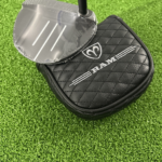LEFT-HANDED Ram FX-02 CNC Milled Putter / 33.5 Inch / Blacked Out Graphite Shaft