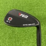 PGM G-1 Spin Milled Black Gap Wedge / 52 Degree / PGM Steel Shaft
