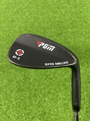 PGM G-1 Spin Milled Black Gap Wedge / 52 Degree / PGM Steel Shaft