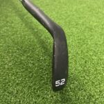 PGM G-1 Spin Milled Black Gap Wedge / 52 Degree / PGM Steel Shaft