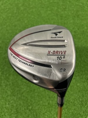 Bridgestone TourStage X-Drive Driver/ 10.5 Degree / S-Flex Fujikura Rombax Shaft