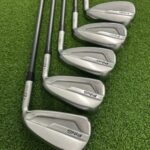 Ping G700 Irons / 6-PW / Orange Dot / -0.5″ Shorter R-Flex Ping Alta J CB Shafts