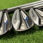 TaylorMade SpeedBlade Irons / 5-PW+SW / Stiff Flex KBS C-Taper 90 Steel Shafts