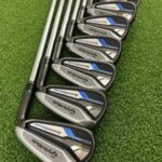 TaylorMade SpeedBlade Irons / 5-PW+SW / Stiff Flex KBS C-Taper 90 Steel Shafts