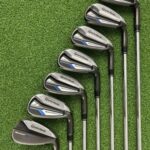 TaylorMade SpeedBlade Irons / 5-PW+SW / Stiff Flex KBS C-Taper 90 Steel Shafts
