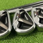 TaylorMade M2 Irons / 5-PW+SW / +0.5″ Longer Stiff Flex TM7-216 Graphite Shafts