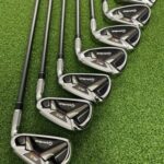 TaylorMade M2 Irons / 5-PW+SW / +0.5″ Longer Stiff Flex TM7-216 Graphite Shafts