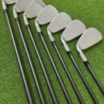 TaylorMade M2 Irons / 5-PW+SW / +0.5″ Longer Stiff Flex TM7-216 Graphite Shafts