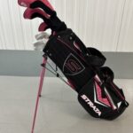 LEFT-HANDED Ladies Strata Golf Set / Driver, #5FW, #5H, 7i, 9i, SW, Putter & Bag