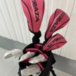 LEFT-HANDED Ladies Strata Golf Set / Driver, #5FW, #5H, 7i, 9i, SW, Putter & Bag