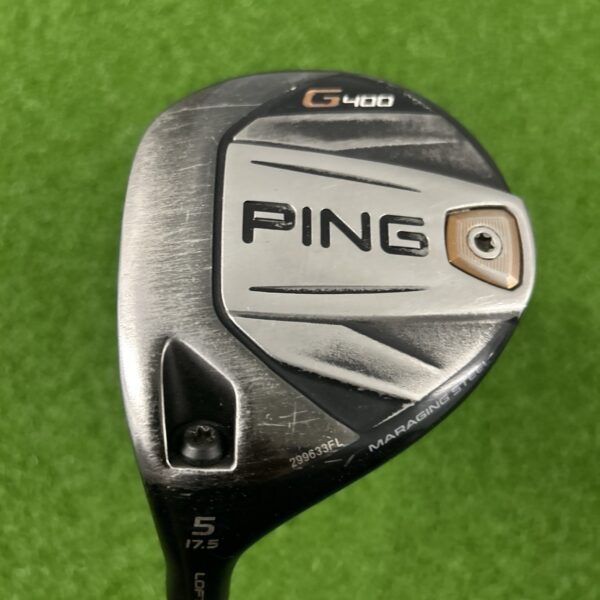 LEFT-HANDED Ping G400 #5 Wood / 17.5 Degree / Senior Ping Alta 65 Shaft