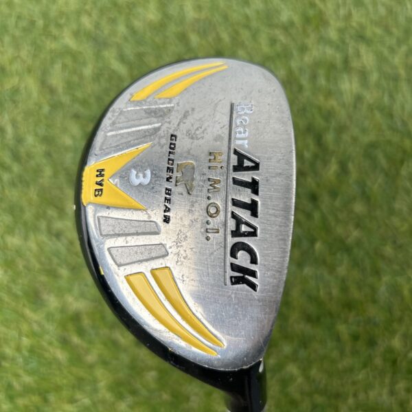 Golden Bear Bear Attack High M.O.I. #3 Hybrid / Uniflex True Temper Steel Shaft