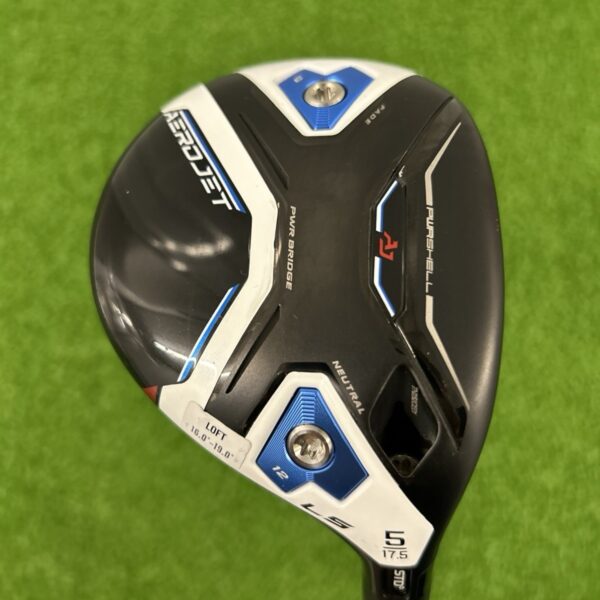 Cobra Aerojet LS #5 Wood / 16-19 Degree / S-Flex Graphite Design Tour AD 6 Shaft