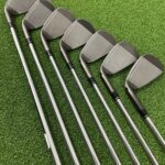 TaylorMade SpeedBlade Irons / 5-PW+SW / Stiff Flex KBS C-Taper 90 Steel Shafts