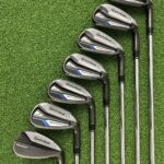 TaylorMade SpeedBlade Irons / 5-PW+SW / Stiff Flex KBS C-Taper 90 Steel Shafts