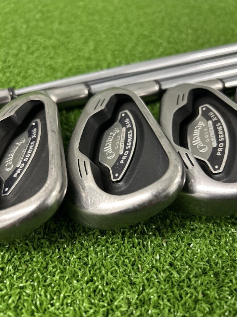 Callaway X-16 Pro Series Irons / 4-PW / Stiff Flex N.S. Pro 990GH Steel Shafts