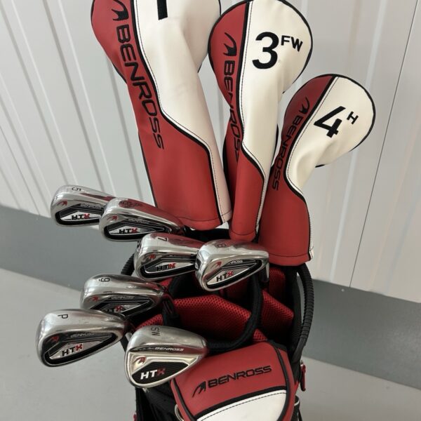 Benross HTX Golf Set / Driver, 3FW, 4H, 5-PW+SW, Putter & Cart Bag / Regular